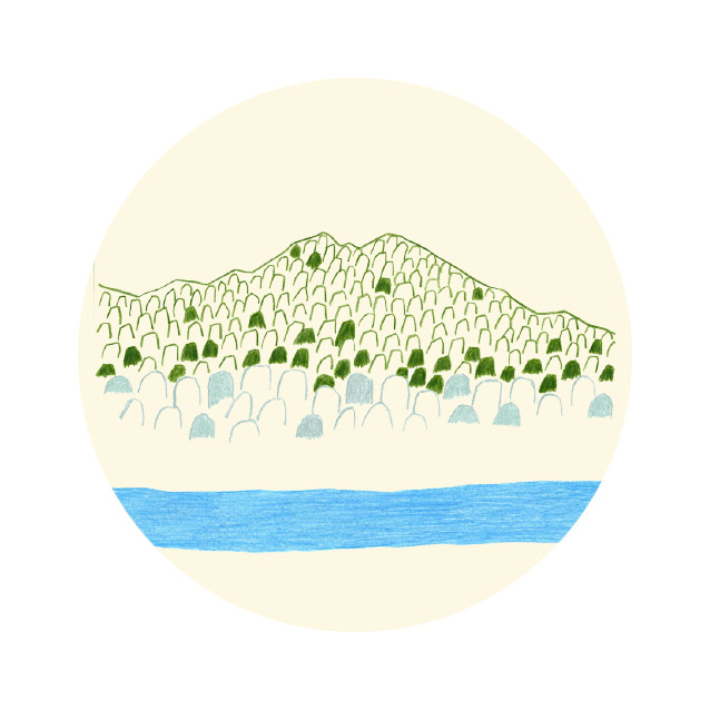 猿投山と川
